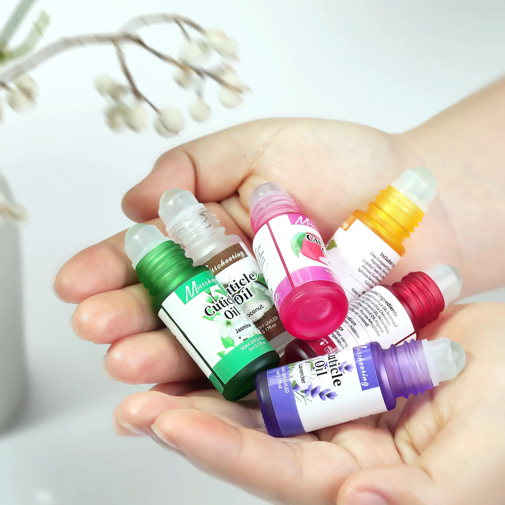 6 colors of nail care nourishing oil nail care repair damaged nails nourishing care skin rejuvenator suitable  daily nail care