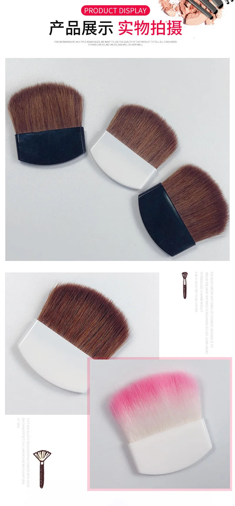 New Makeup Brush Beauty Powder Face Blush Brushes Portable Professional Foundation Brush Mini Cosmetics Soft Base Make up