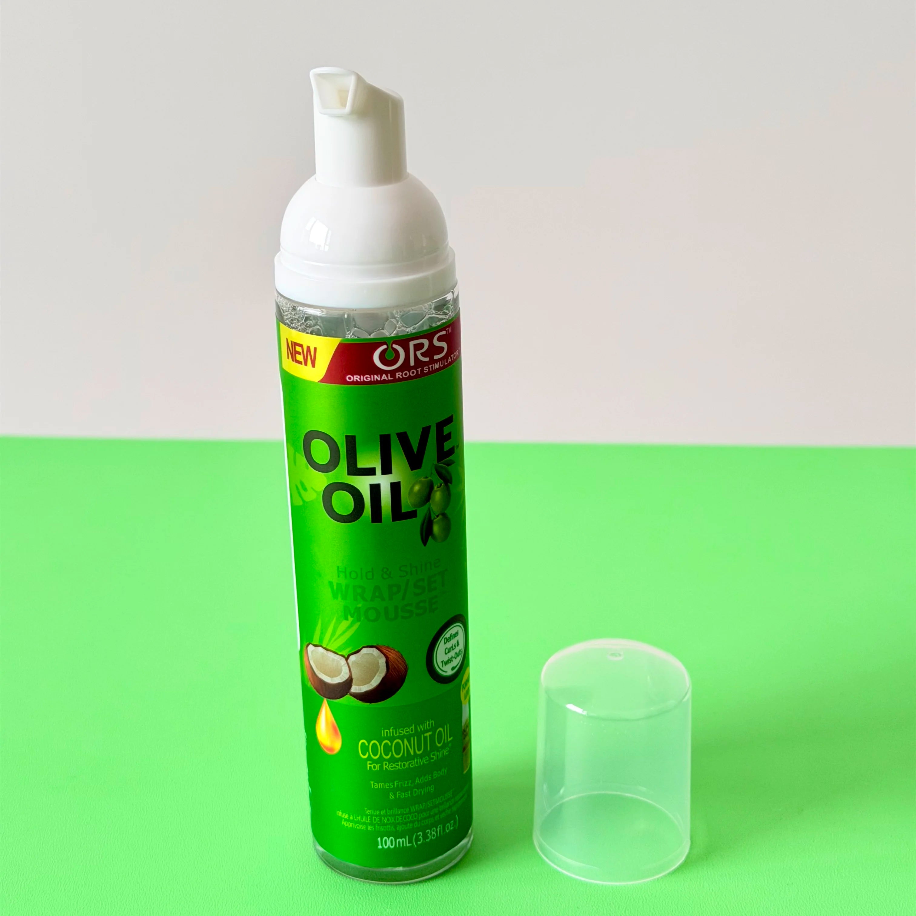 Curly Hair Mousse For Wigs Strong Hold Olive Oil Hair Styling Mousse Anti-Frizz Hair Foam Mousse For Styling Hair Women Men