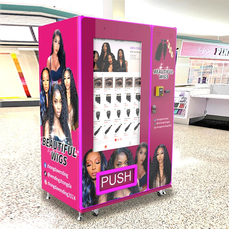Customized 24-Hour Small Beauty Vending Machine Skincare & Cosmetic Vending Machine with Refrigeration Fresh‑Keeping Function