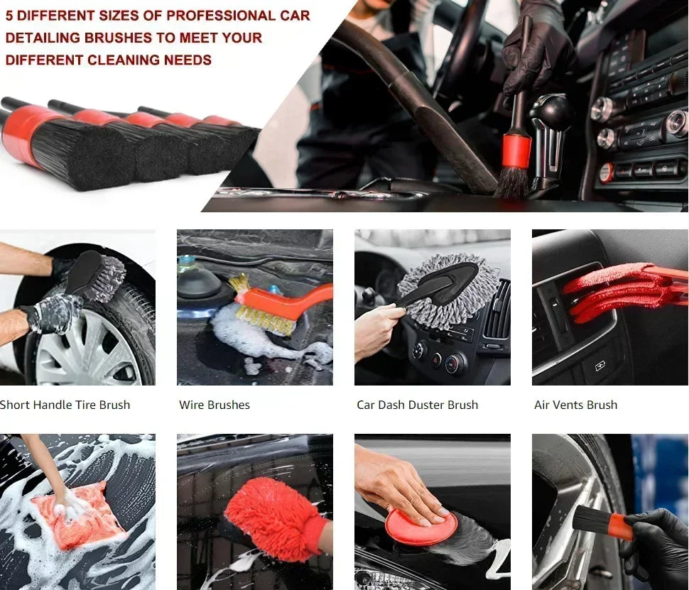 Large Car Wash Brush Automobile Beauty Supplies Tire Cleaning Car Wash Tool Hub Cap Brush Speed Beauty Special Car Care Amagi