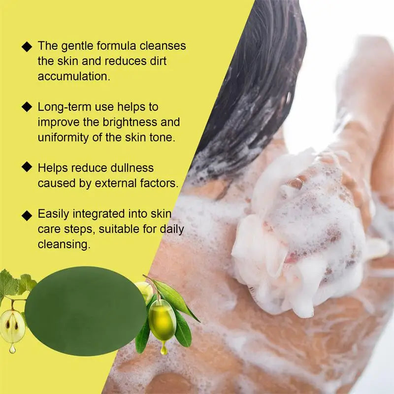 Gentle Cleansing Brightening Soap Nourishes Dry Skin Leaves Skin Radiant & Hydrated Natural Mild Soap Bar For All Skin Types