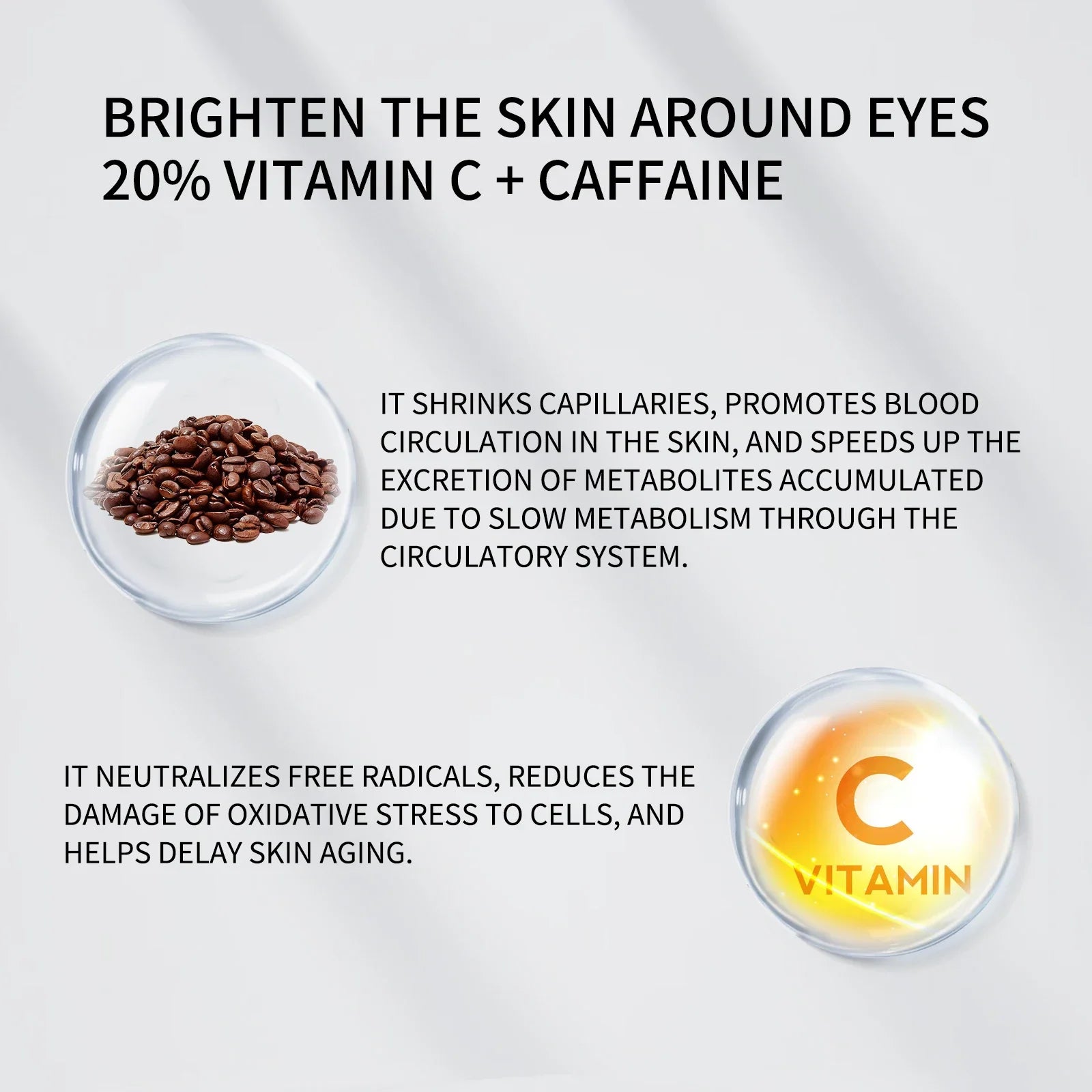 Electric Massage Eye Cream  Beauty Hyaluronic Acid Firming Fades Fine Lines Eye Care Gel Moisturizing Beauty Eye Skin Care