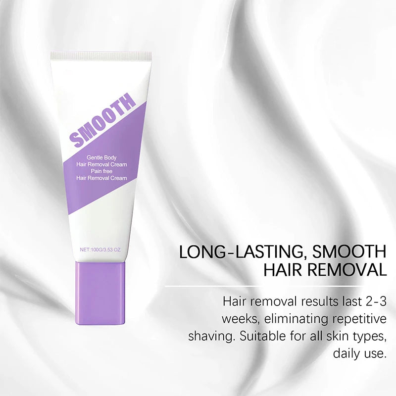 Gentle Hair Removal Cream Nourishing Delicate Moisturizing For The Skin Portable Hair Removal Cream For Daily Body Cleansing