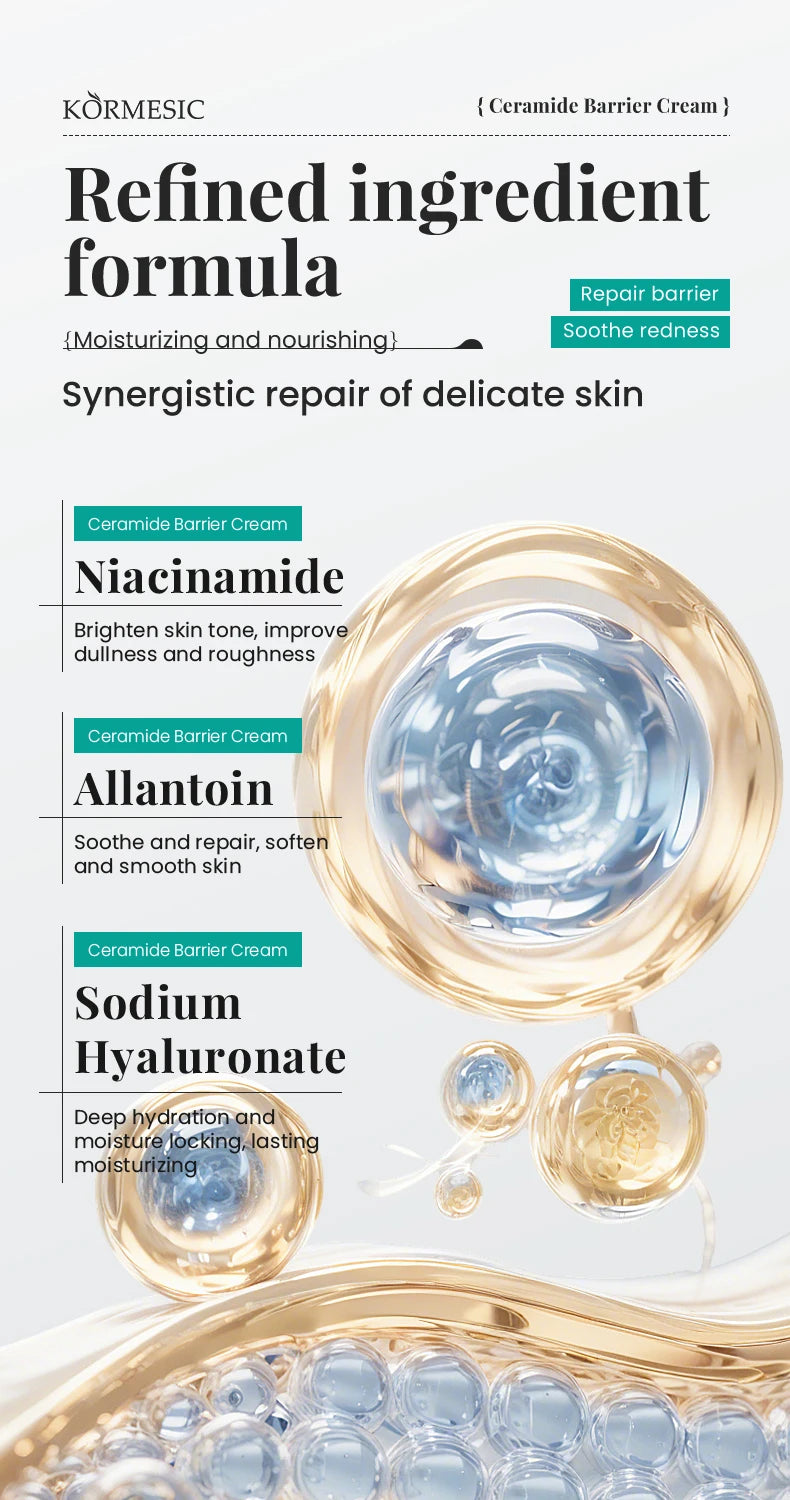 New Ceramide Moisturizing Face Cream Skin Barrier Smoothing Firming Deep Nourishing Face Body  Beauty Skin Care Korean Cosmetics