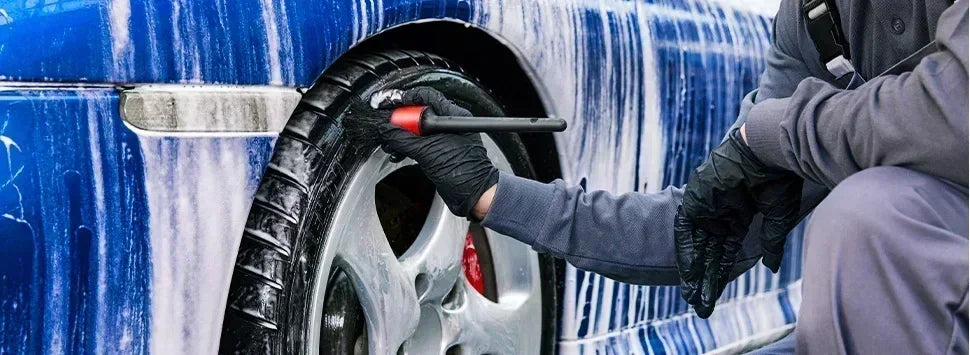 Large Car Wash Brush Automobile Beauty Supplies Tire Cleaning Car Wash Tool Hub Cap Brush Speed Beauty Special Car Care Amagi