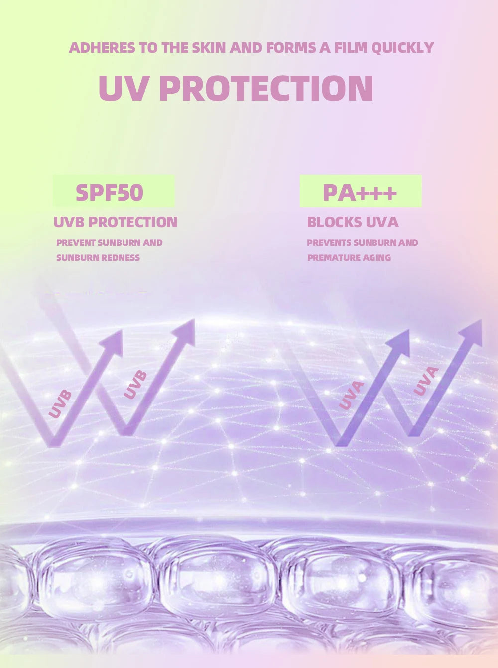 QIBEST Protective Pre-makeup Cream Even Skin Tone Brightening Base Mild Non-irritating Isolation Concealer