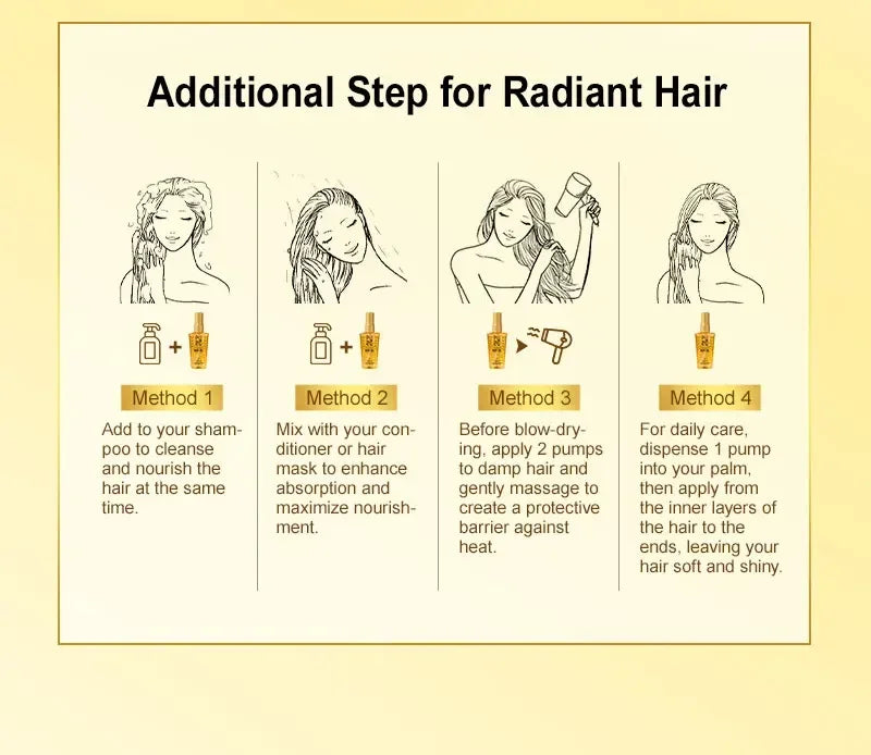 Moroccan Hair Care Essential Oil Nourishes Hair Nut Oil Smooths Brightens Softens Hair essence Repairs Scalding Damage Hairy Dry