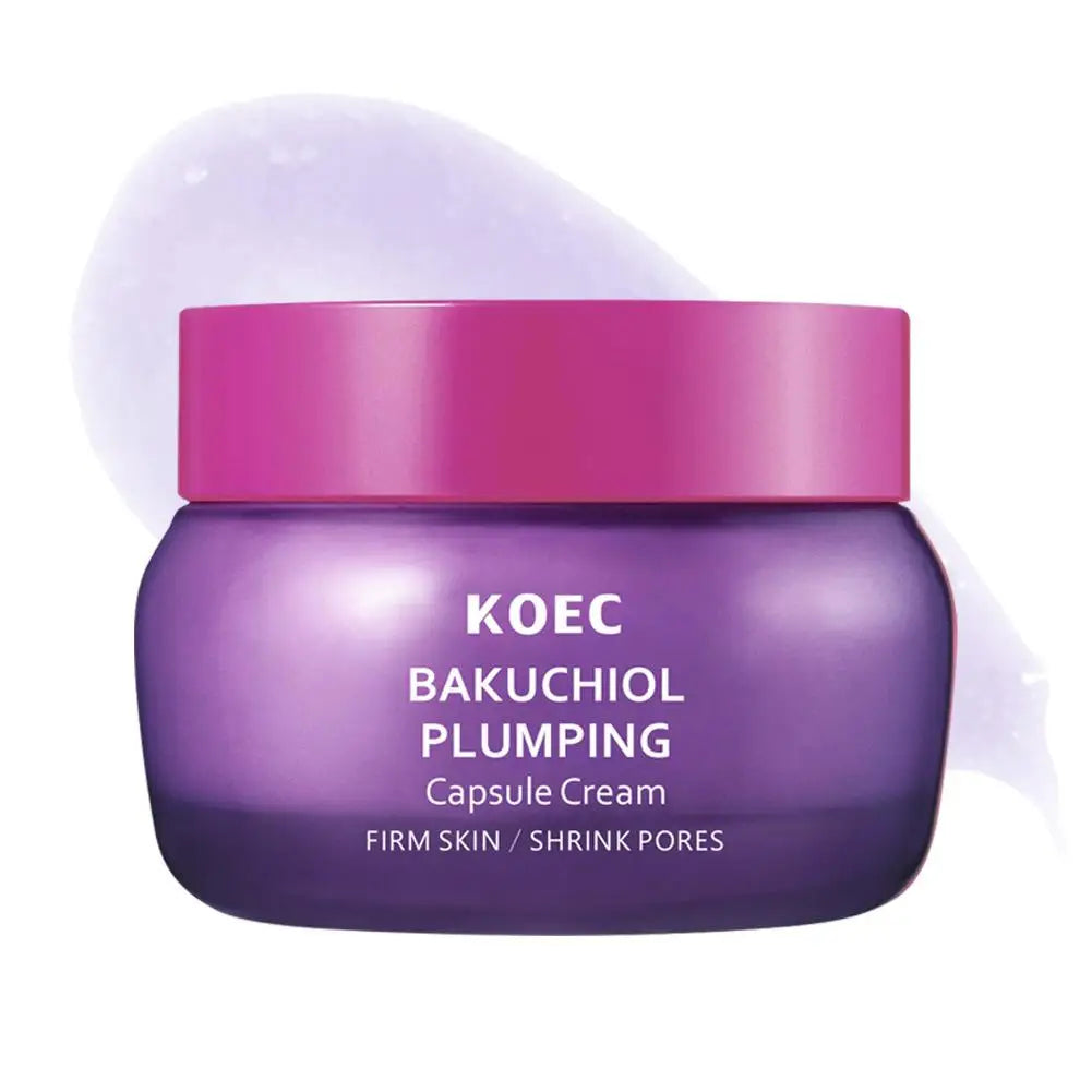 KOEC Bakuchiol & Vitamin Facial Cream Firming Lifting Brightening Long-Lasting Hydration Improve Skin Elasticity Beauty Care
