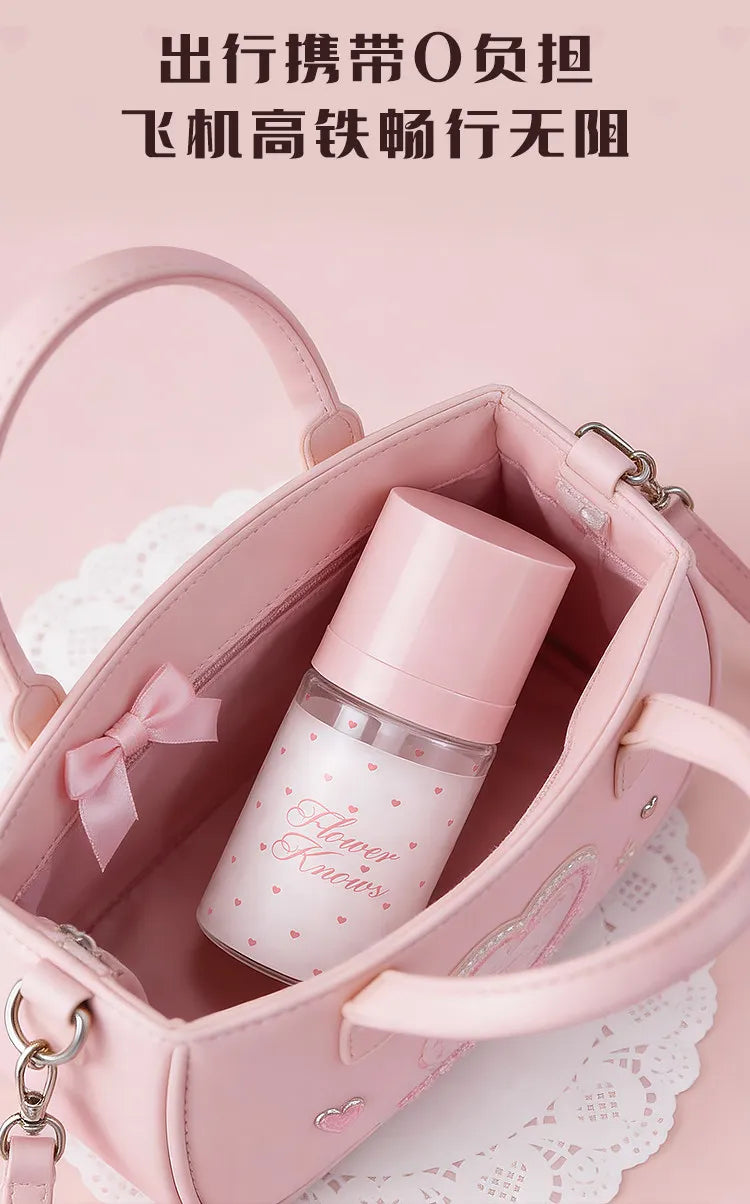 Flower Knows Makeup Moisturizing Essence Setting Spray Primer Skin Care Products Hydrating Face Mist All-Day Moisturizing Spray