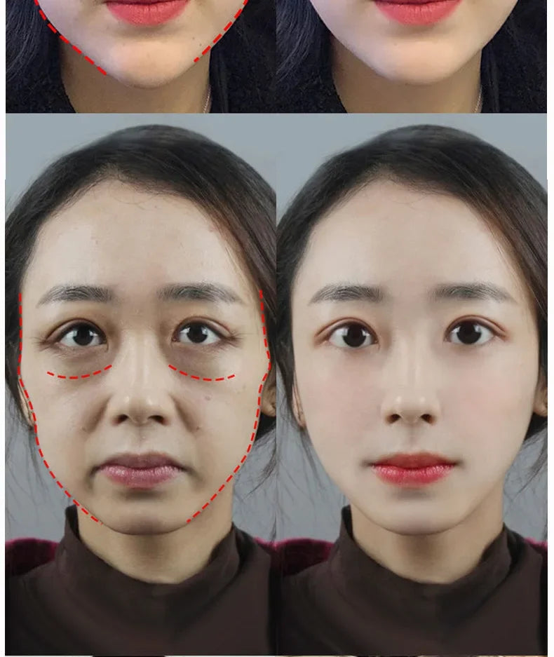 Beauty salon facials, plumping and plumping plant essences, hydrating and lightening temples, facial set