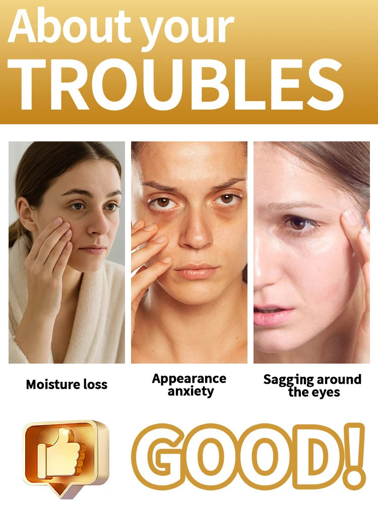 Perfect skin around the eyes, and your beauty is instantly enhanced!
