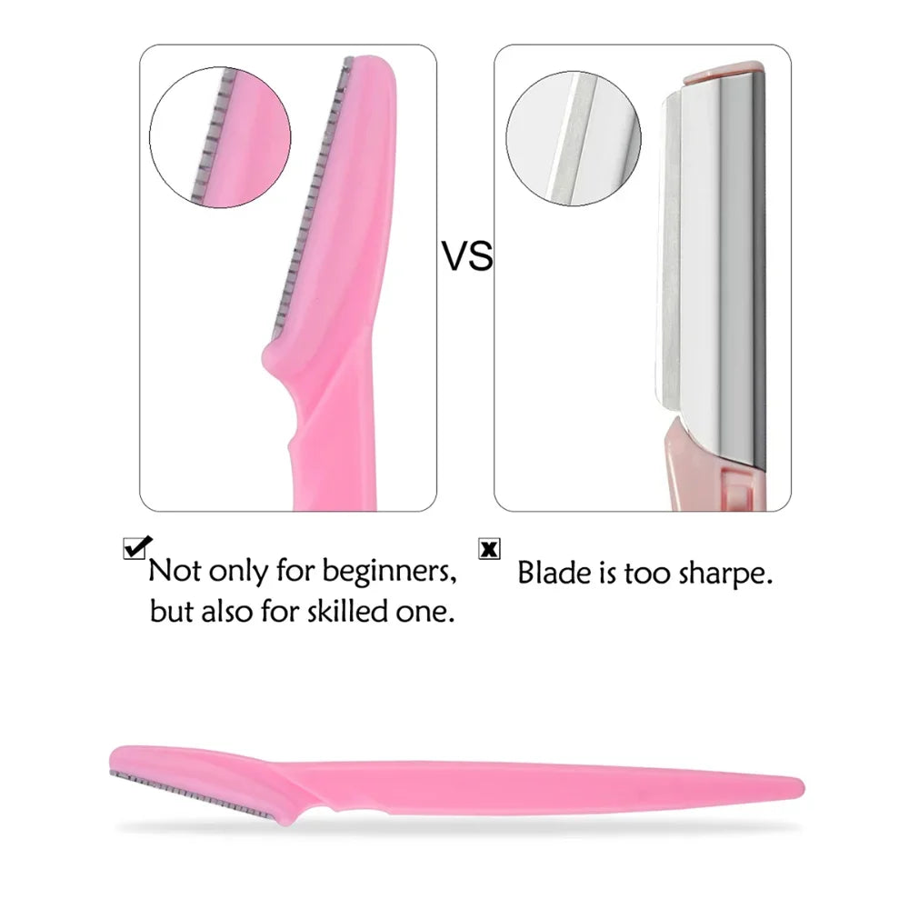 Eyebrow Trimmer Scissor Beauty Products for Women Eyebrow Scissors  with Comb Stainless Steel Makeup Tools Beauty Scissors