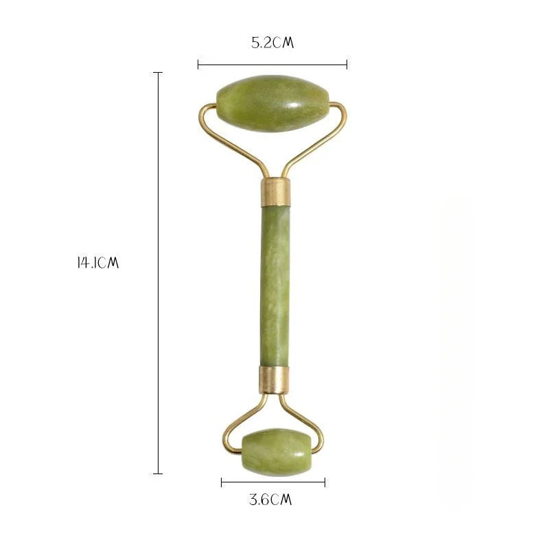 Jade Massagers For Face Body Gua Sha Scraper Beauty Facial Roller Set Natural Gouache Stone Massage Slimming Skin Care Lift box