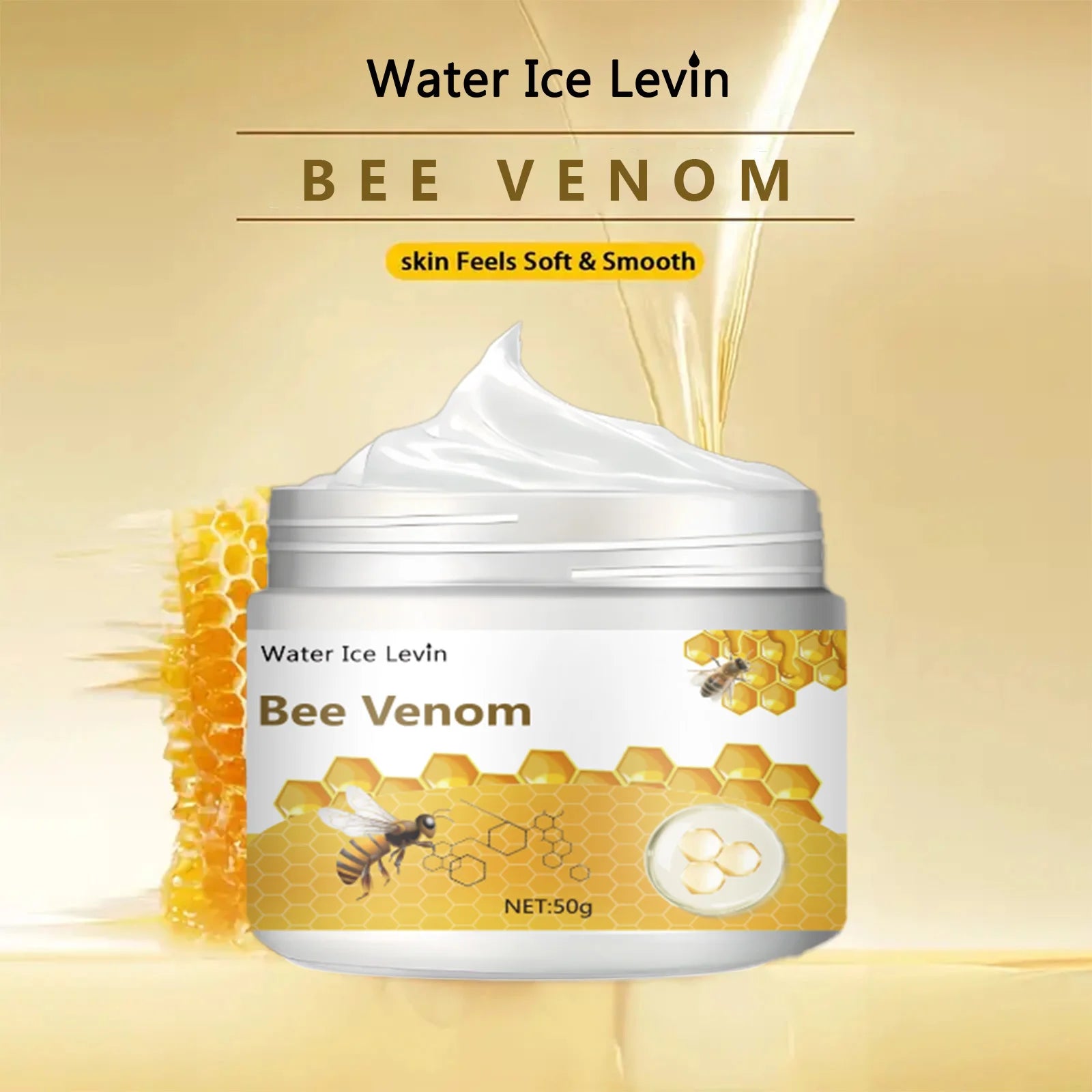 Bee Venom Care Cream - Suitable for All Light Brown Skin Moisturizing Cream for Body and Face - Design of Natural Bee Venom Extract and Natural Ingredients