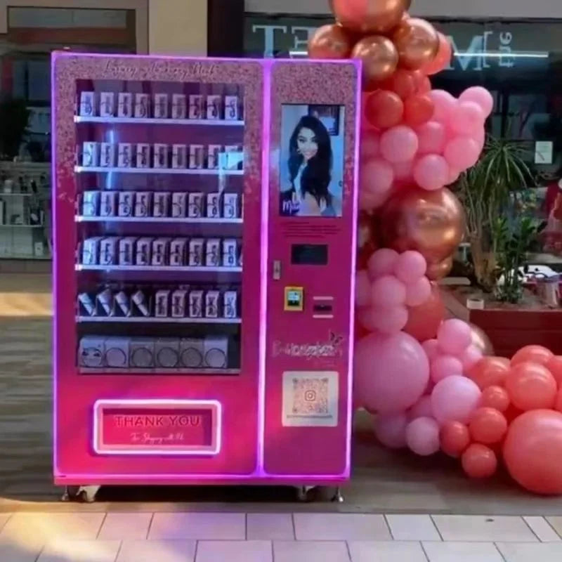 Customized 24-Hour Small Beauty Vending Machine Skincare & Cosmetic Vending Machine with Refrigeration Fresh‑Keeping Function