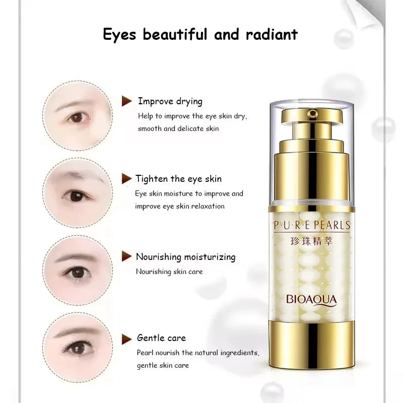 BIOAQUA Pearl Essence Moist Tender Smooth Essence Nourishes Moisturize Hydrate Essence Repair Face Cream Facial Skincare Product