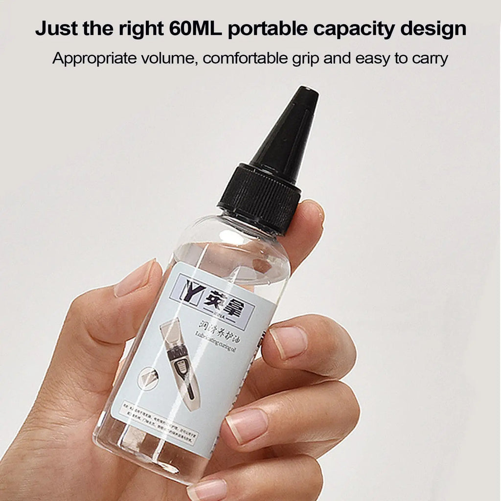 Hair Clipper Oil 60ml Oil for Clippers Hair Clipper Lubricant Oil Reduces Heat and Friction Lubricant for Clippers Trimmers Rust