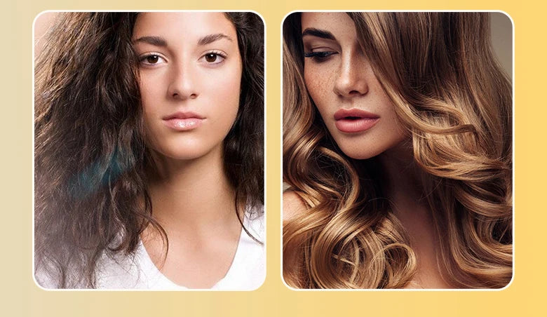 Curly Hair Mousse Care Coconut Oil Smoothing Frizz Enhanced Wavy Shampoo Styling Cream Mousse Foam Dry Damaged Frizz Hair Care