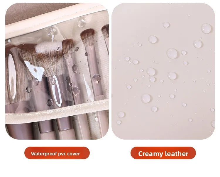 New Arrival: Multifunctional Foldable Portable Professional PU Makeup Brush Organizer Bag with High "Beauty Value"