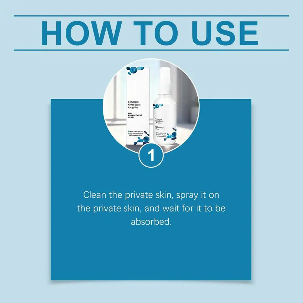Men's Care Spray Gently Nourishes Men's Bodies Daily Condition Active Energy Recovery Care Enhancing Refreshed Body Care Spray