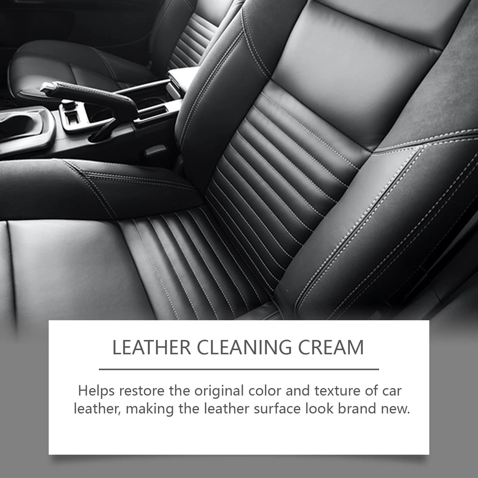 Waterproof Leather Conditioner Auto Leather Care Paste with Beeswax Deep Moisturizer Anti Aging Protects & Beautifies Autocare