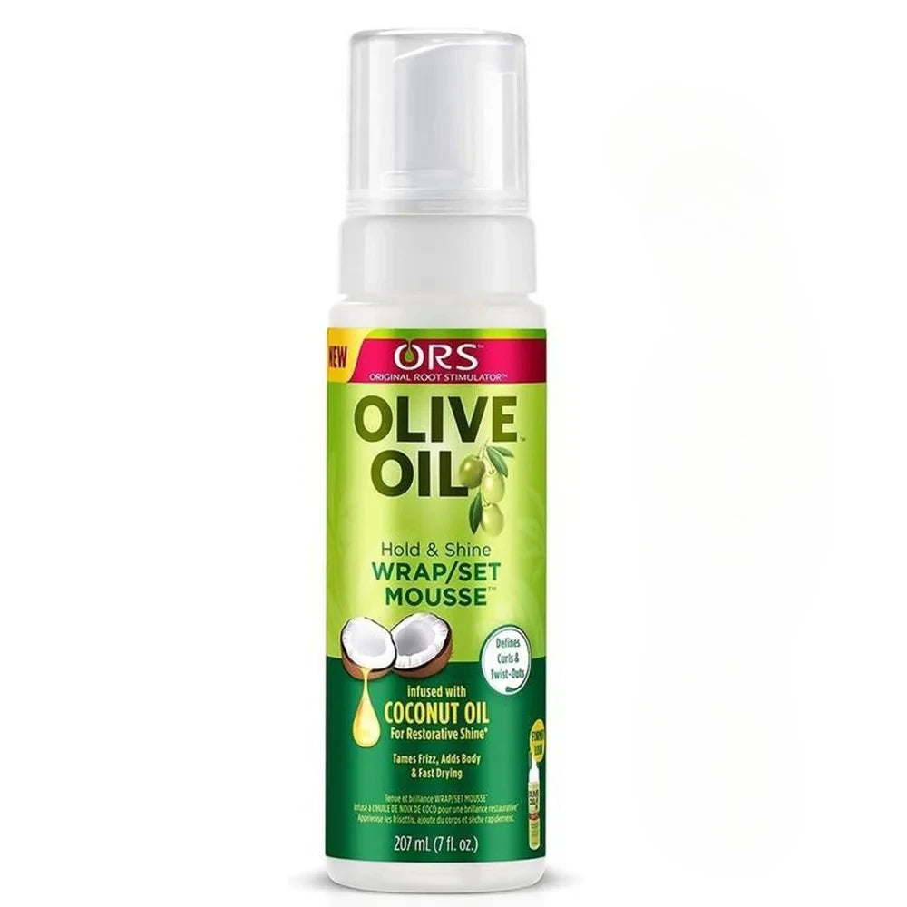 Curly Hair Mousse For Wigs No-Flaking Olive Oil Hair Styling Mousse Anti-Frizz Hair Foam Mousse For Styling Hair Products
