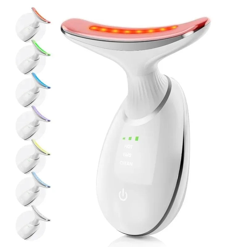 3 Beauty Modes USB Rechargeable Facial Wrinkle and Anti-aging Skin Care Tool Handheld 7-color Facial Therapy Beauty Device With