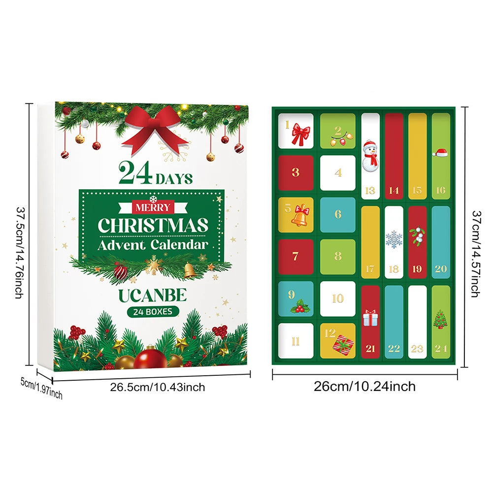 Christmas Beauty Advents Calendar Skincare Set 24 Days Luxurious Makeup Present Surprises For Holiday Birthday Present