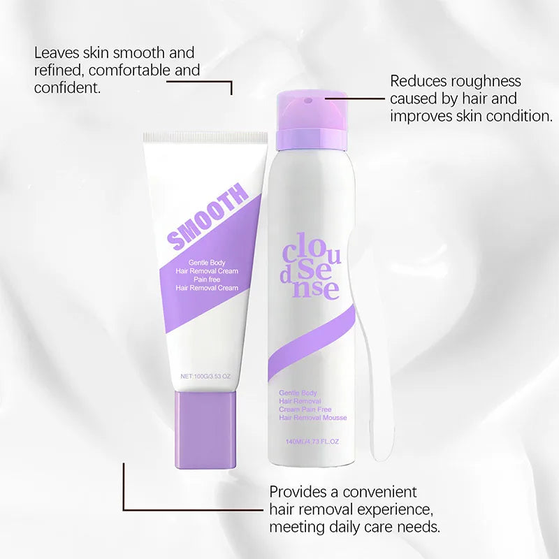 Gentle Hair Removal Cream Nourishing Delicate Moisturizing For The Skin Portable Hair Removal Cream For Daily Body Cleansing