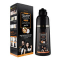 400ML Cover Grey Hair Morocco Argan Oil Care Fast Magic Black Hair Shampoo Dye Repair Damaged Improve Split Hair Rough Hair Care