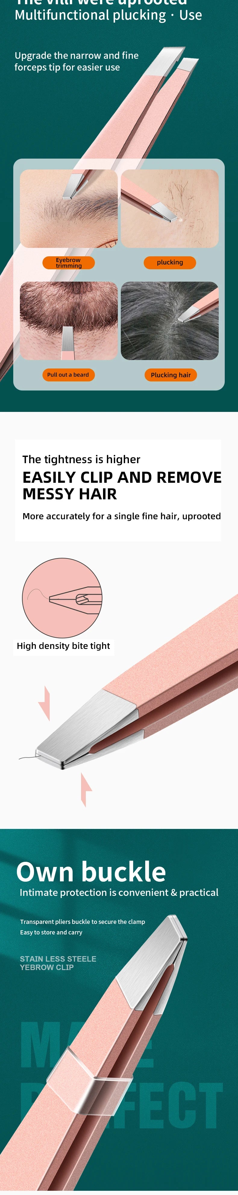 Ouriner Eyebrow Tweezers Set