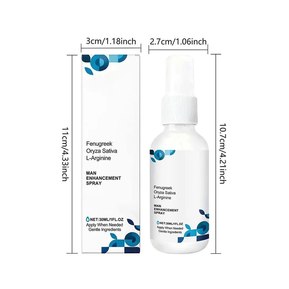 Men's Care Spray Gently Nourishes Men's Bodies Daily Condition Active Energy Recovery Care Enhancing Refreshed Body Care Spray