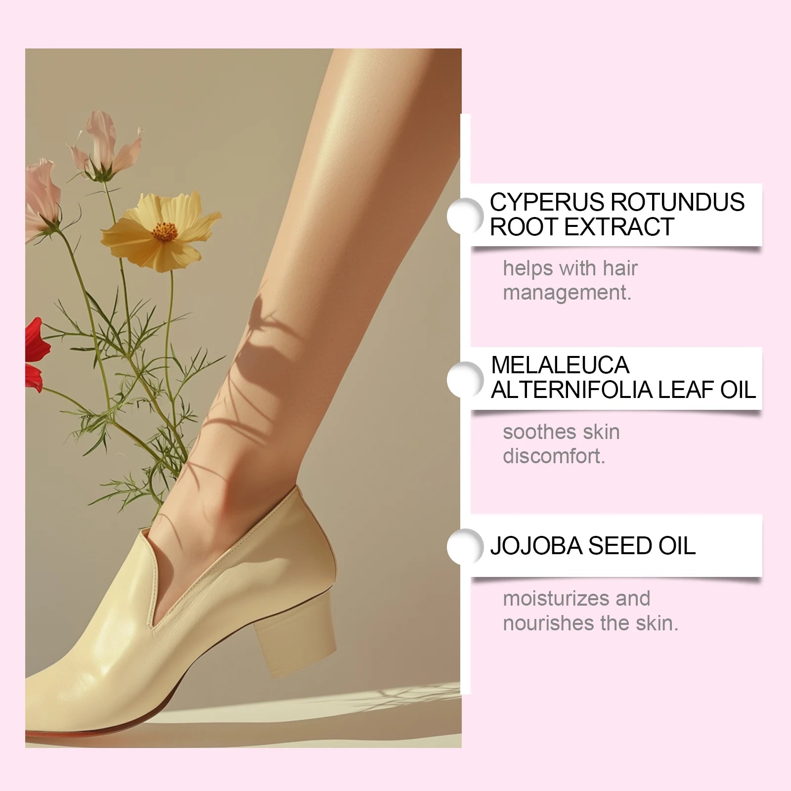 Hair Removal Care Oil Gently Nurtures Skin with Cleansing and Soothing Properties Moisturizing Daily Body Care Oil Hair Removal