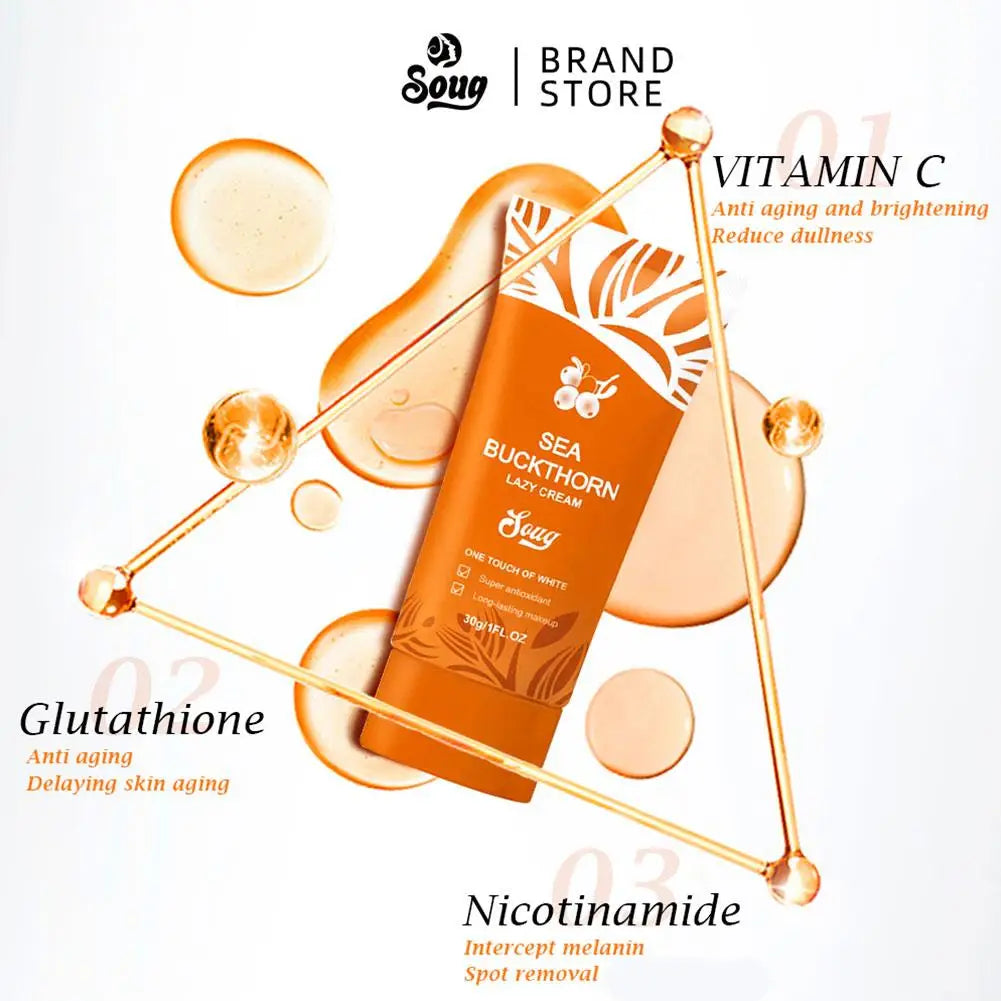 Natural Hydrating & Brightening Moisturizing Cream - Gentle Facial Skin Care For Improved Shiny Complexion