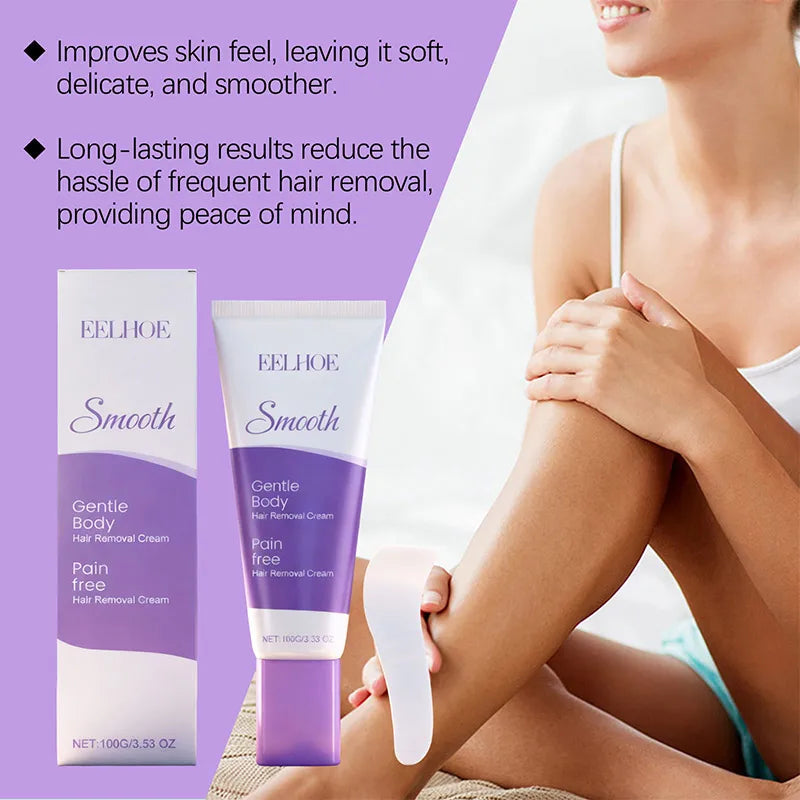 Gentle Hair Removal Cream Nourishing Delicate Moisturizing For The Skin Portable Hair Removal Cream For Daily Body Cleansing