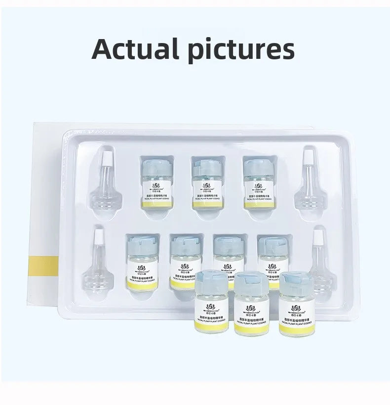 Beauty salon facials, plumping and plumping plant essences, hydrating and lightening temples, facial set