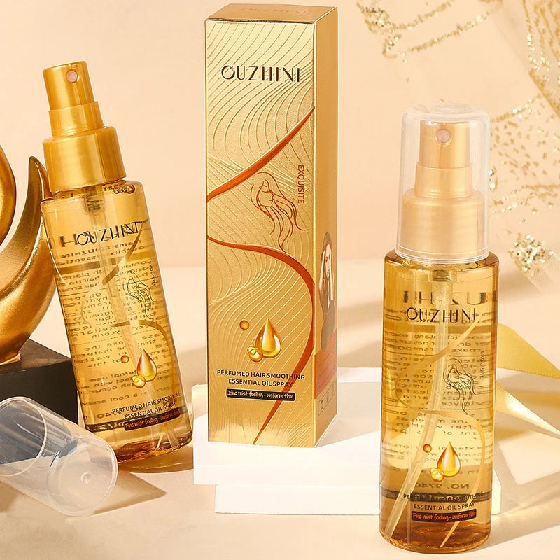 Hair Care Essential Oil Spray, Nourishing & Repair, Smooth Shiny Finish, Long-Lasting Fragrance, Easy Use for All Hair Types