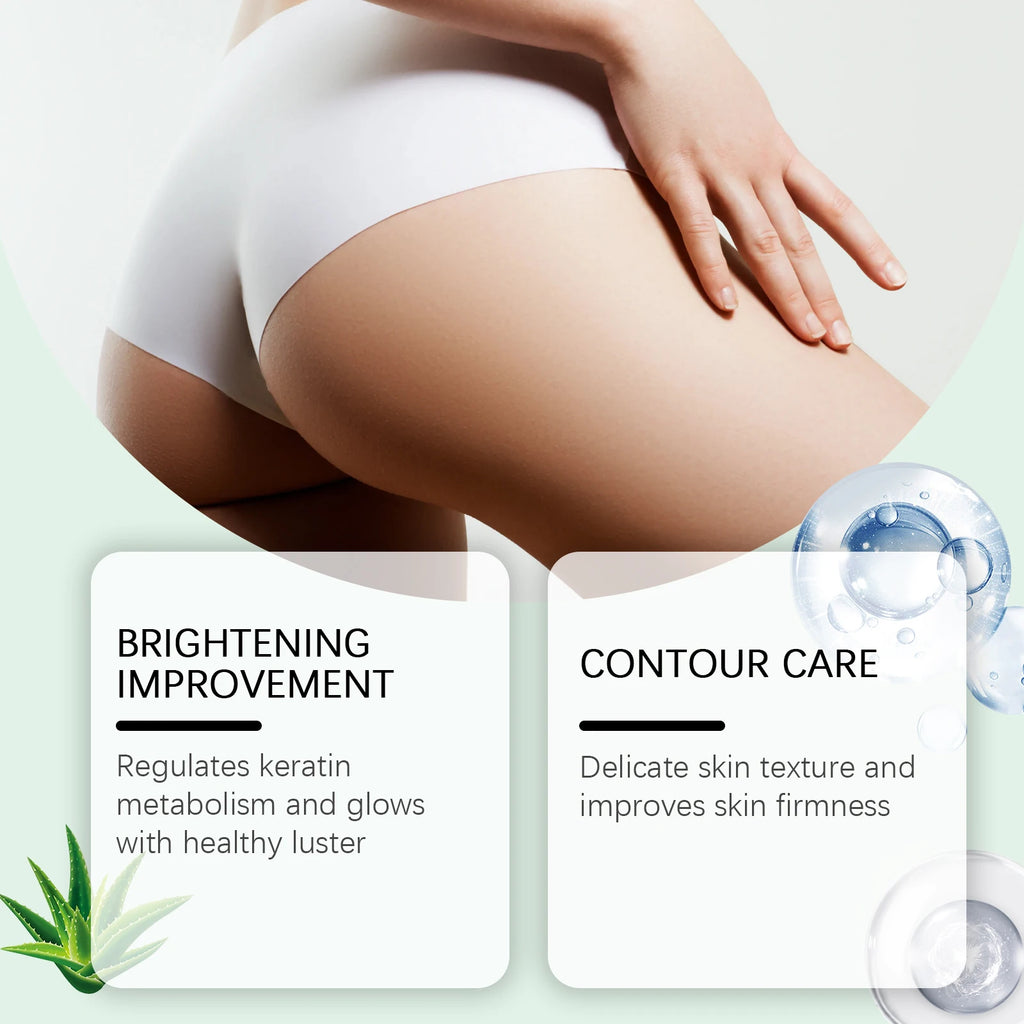 OCEAURA Butt Care Cream Lightens Dark Spots Reduce Melanin Improve Skin Elasticity Even Skin Tone Brightening Firming Hip Care