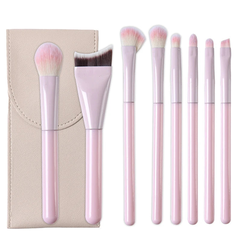 1/8 PCS Makeup Brushes Set Eye Shadow Foundation Women Cosmetic Brush Eyeshadow Blush Beauty Soft Hair Make Up Tools With Bag