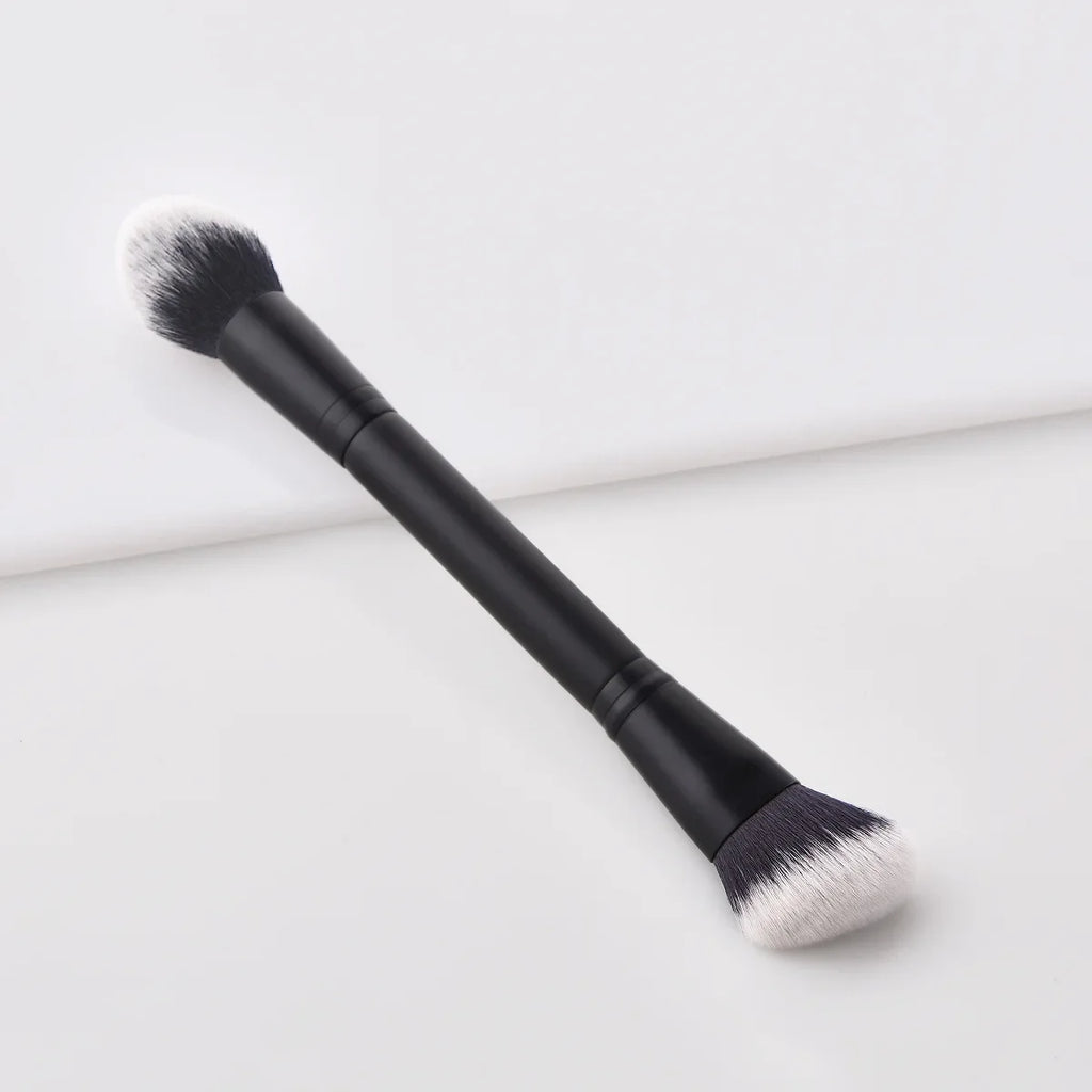 Double Ended Makeup Brushes Face Brush Repair Brush Contour Brush for Liquid Cream Powder Face Beauty Cosmetic Tools