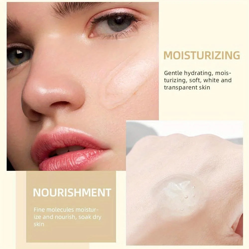 BEAUTY GLAZED 3Pcs Face Makeup Set,Matte Long lasting Waterproof Liquid Foundation+Primer+Puff