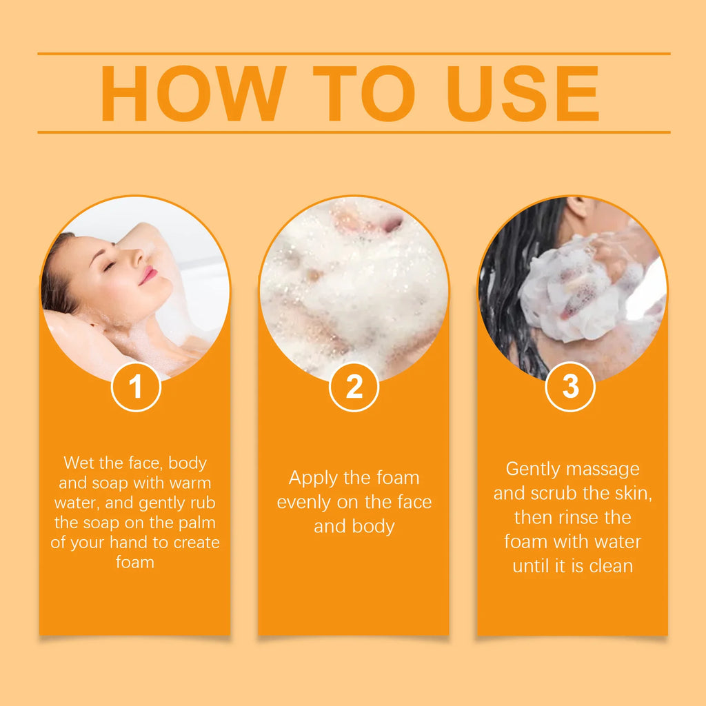 Turmeric Facial Essential Oil Repair Firming Deep Cleansing Soap Even Skin Tone Cream for Face Reduce Dullness Nourish Skin Care