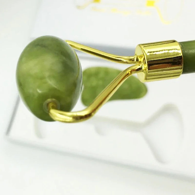 Jade Massagers For Face Body Gua Sha Scraper Beauty Facial Roller Set Natural Gouache Stone Massage Slimming Skin Care Lift box