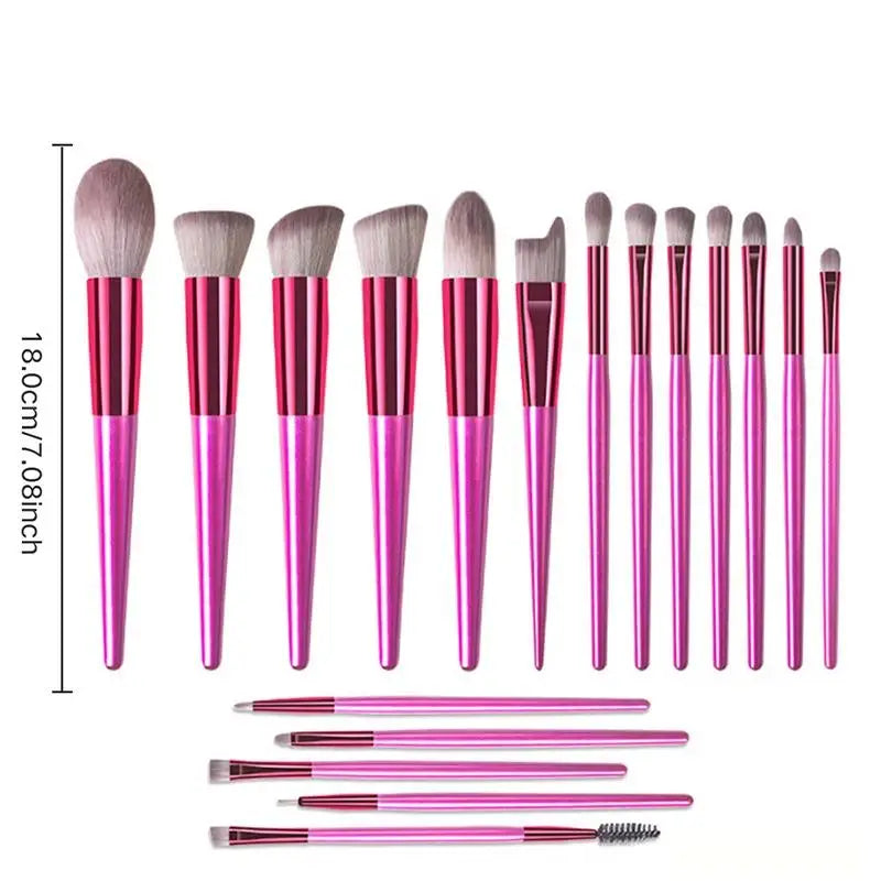 Makeup Brush - Premium Quality Cosmetic Brushes For Face And Eyes Foundation Powder BB Cream Blush