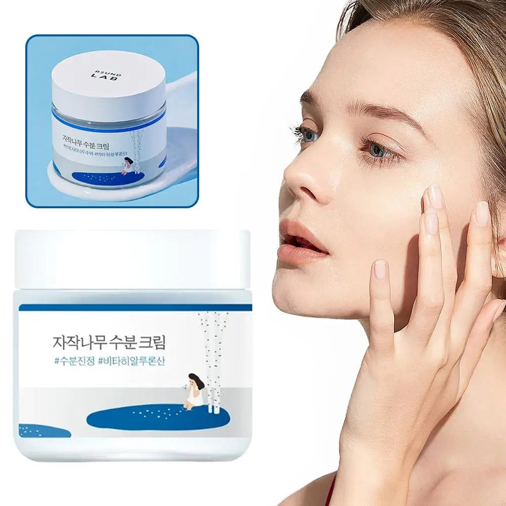 Birch Sap Soothing Cream - Centella Asiatica, Hydrating Improve drying and dehydration Calming Facial Skincare for Sensitive Ski