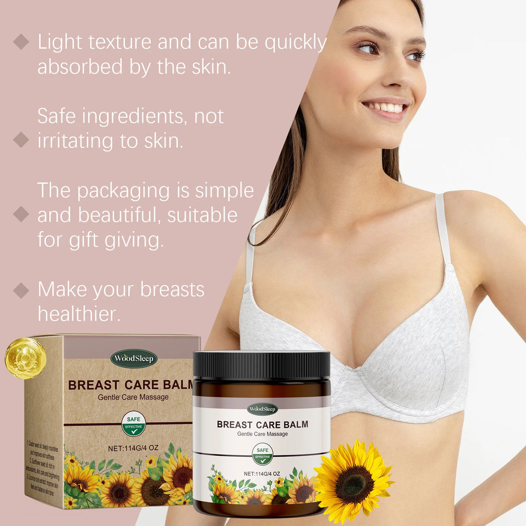 Breast Care Balm Effective Anti-Sagging Chest Lift Soothing Plump Breast Cream for Women Enhance Softness Luster Sexy Body Care