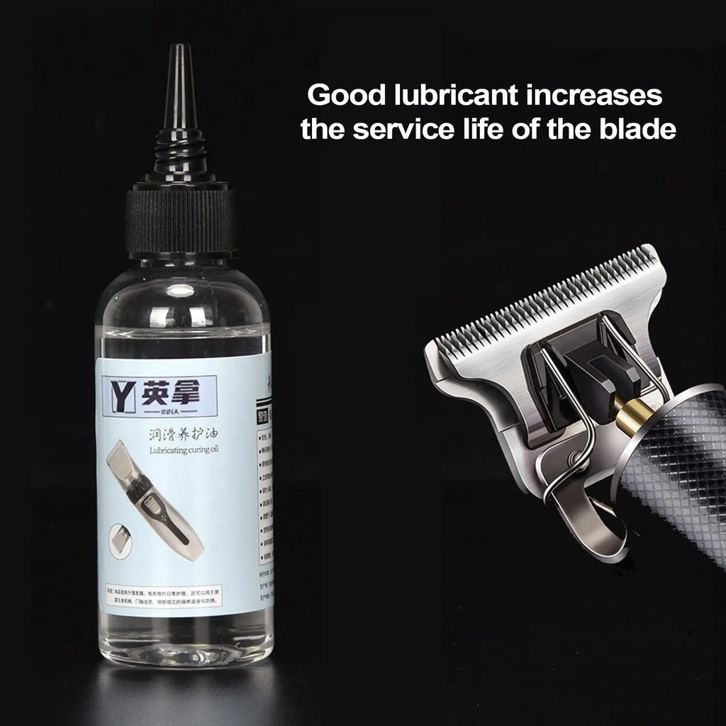 Hair Clipper Oil 60ml Oil for Clippers Hair Clipper Lubricant Oil Reduces Heat and Friction Lubricant for Clippers Trimmers Rust