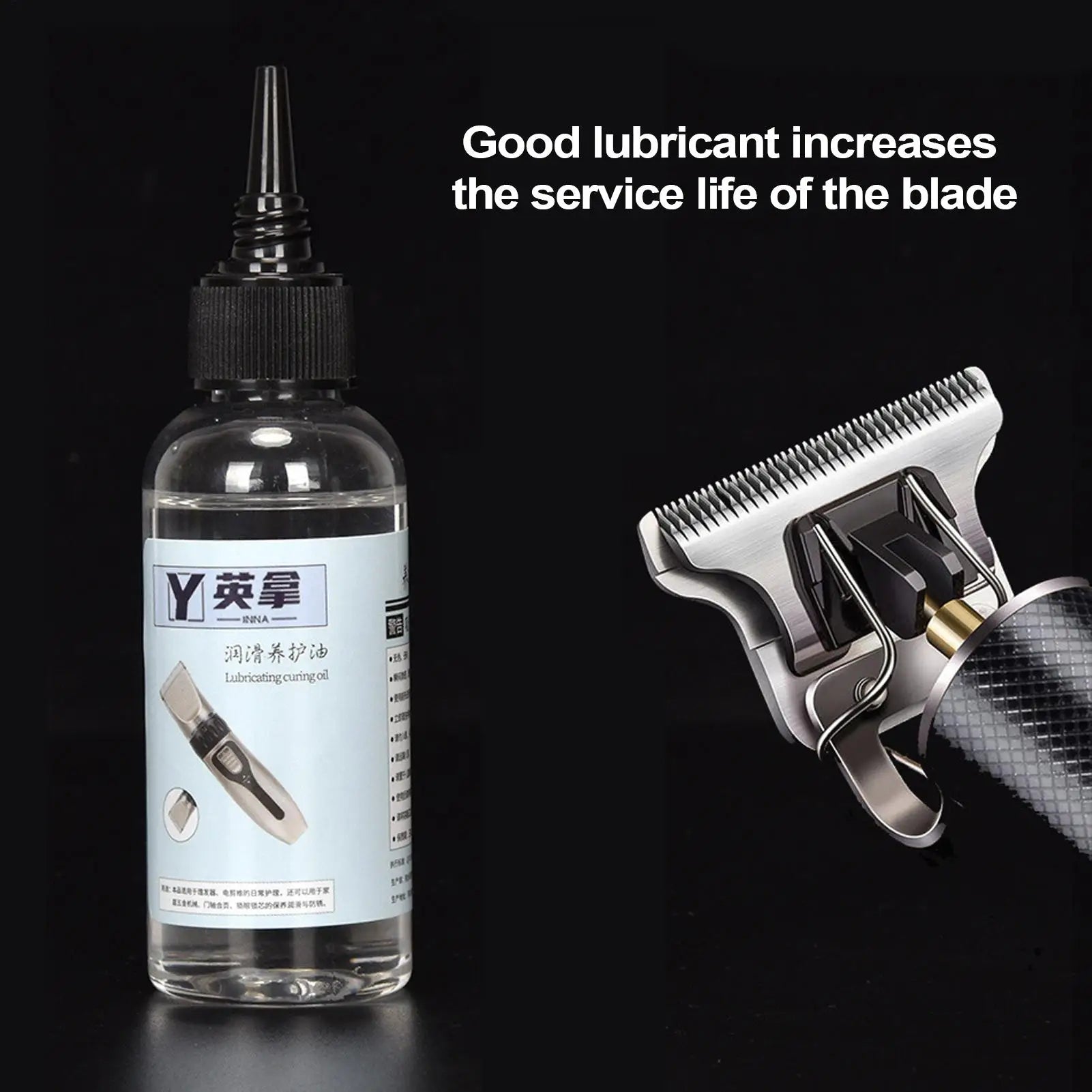 Hair Clipper Oil 60ml Oil for Clippers Hair Clipper Lubricant Oil Reduces Heat and Friction Lubricant for Clippers Trimmers Rust