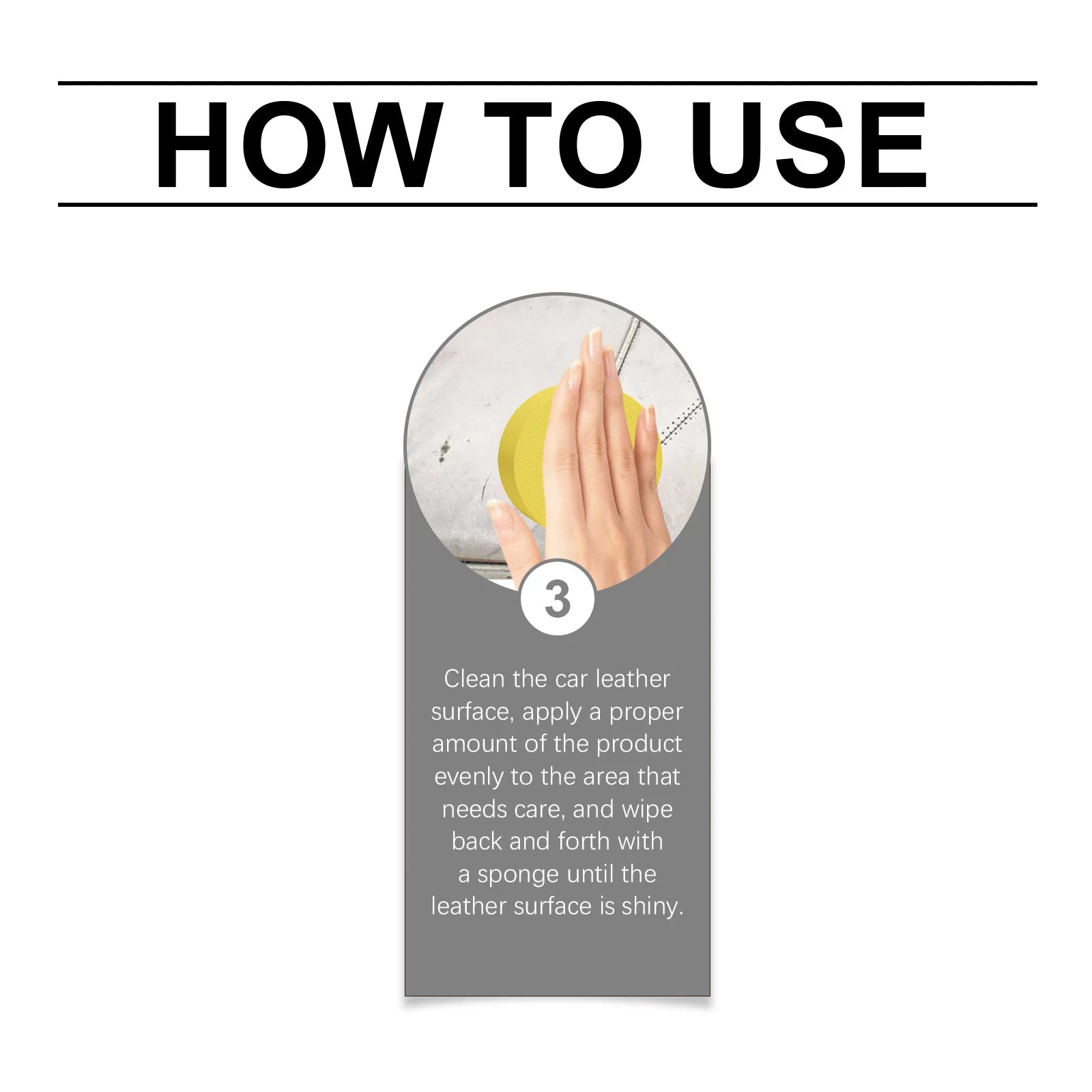 Waterproof Leather Conditioner Auto Leather Care Paste with Beeswax Deep Moisturizer Anti Aging Protects & Beautifies Autocare